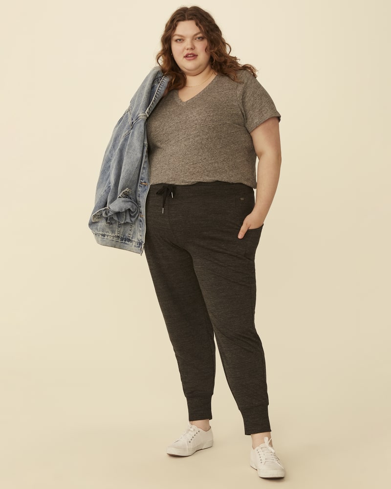 Plus size french terry joggers 2025